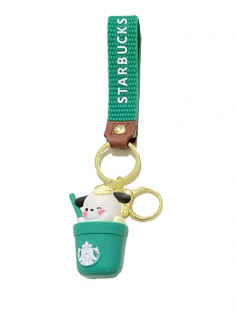 NWOT Pocha Starbucks-Style Keychain in a Cup
